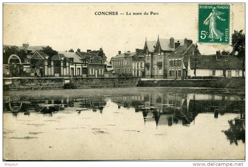 27 - CPA Conches - La Mare Du Parc - Conches-en-Ouche