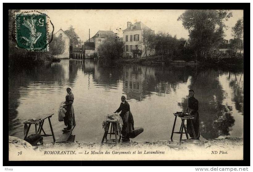 41 Romorantin-Lanthenay Lavoir Lavandiere - Romorantin