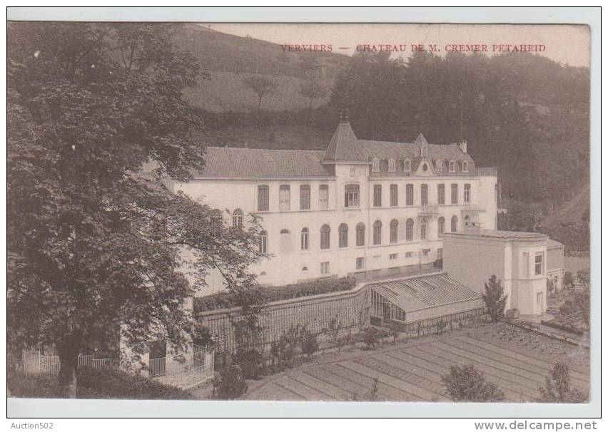 CP Verviers Château De M.Cremer Petaheid                       2965 - Castelli