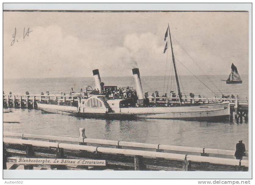 CP Blankenberghe Le Bateau D'Excursions 2966 - Autres & Non Classés