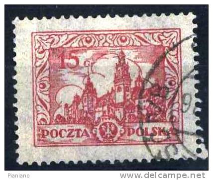 PIA - POLONIA - 1925-26 : Castello Wawel A Cracovia  - (Yv 315) - Gebruikt