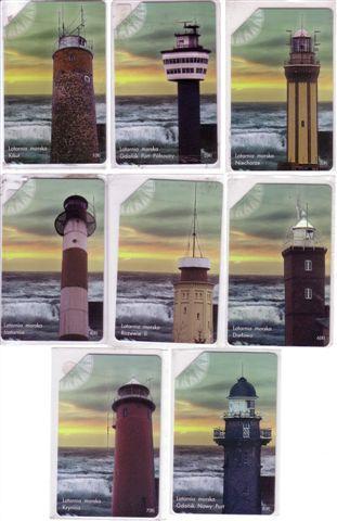 LIGHTHOUSES  ( Poland - Complette Set , Only 10.000 Ex. ) Phare Leuchtturm Phares Lighthouse Faro Farol Leuchttürme RRR - Leuchttürme