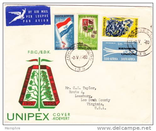1960  FDC  Unipex - Storia Postale