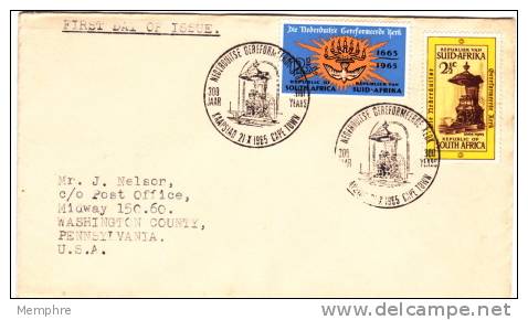 1965 FDC Dutch Reformed Church  Special Cancel - FDC