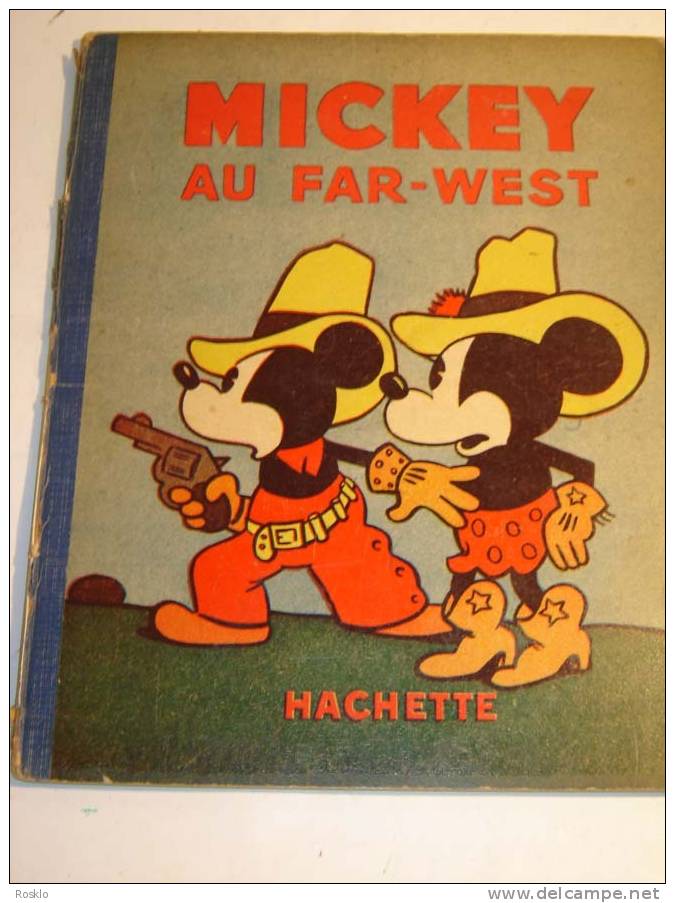 BD/ DISNEY / MICKEY AU FAR WEST  / ED 1947  / TRES BEL ETAT - Disney