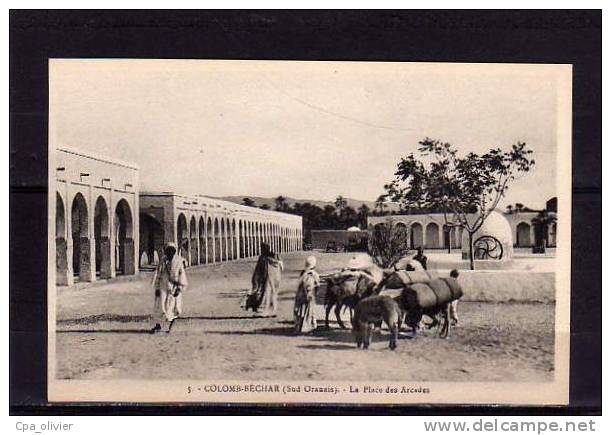 ALGERIE Colomb Béchar Place Des Arcades, Animée, Ed Pastor 5, 192? - Bechar (Colomb Béchar)