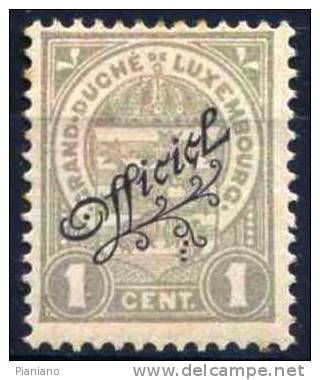 PIA - LUSSEMBURGO - 1908-19 : Francobollo Di Servizio - Francobolli Del 1906-07 Soprastampati - (Yv 96) - Dienstmarken