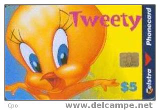 # AUSTRALIA 98005035N Tweety 5 Puce?   Tres Bon Etat - Australia