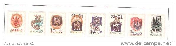 26183)foglio Russi Con 3.00+15.00+4x10.00+20.00+70.00 Spr - Collections