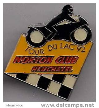 MOTO - CLUB MOTOS "NORTON CLUB* NEUCHATEL Tour Du Lac 1992 - Motos