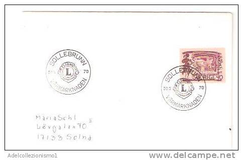 25717)lettera F.d.c. Lions International Con 40 + Annullo - FDC