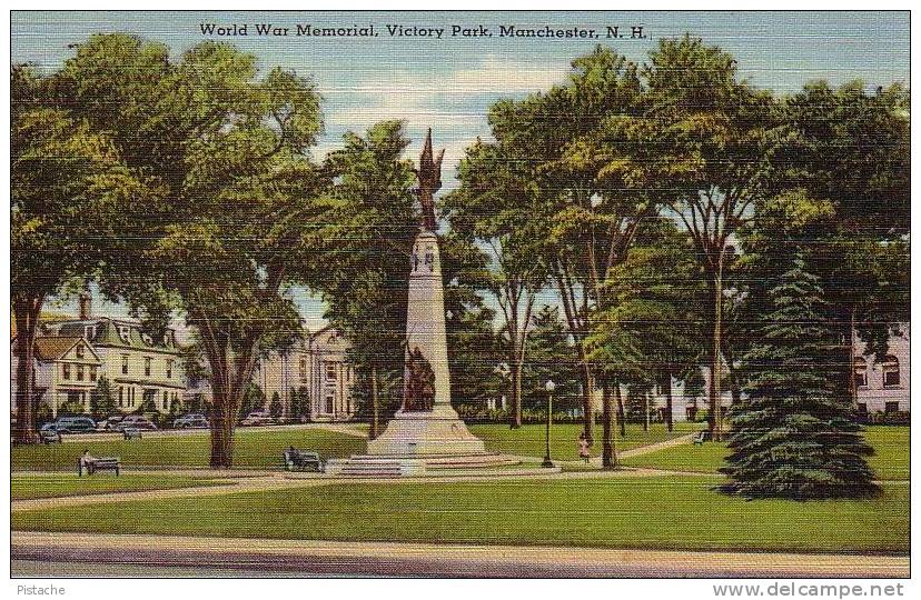 Manchester New Hampshire NH - World War Memorial - Monument Guerre - Neuve Unused - Manchester