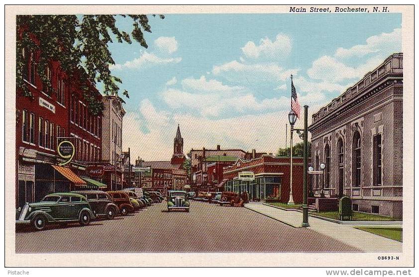 Rochester New Hampshire NH - Main Street - Cars Voitures - Neuve Unused - Rochester