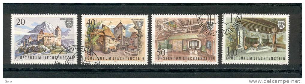 Liechtenstein   1981.-  Y&T Nº   721/24 - Used Stamps