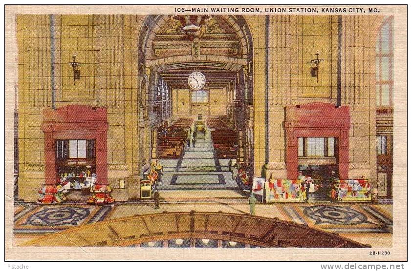 Kansas City Missouri - Union Station - Gare - 1940-50s - Neuve Unused - Autres & Non Classés