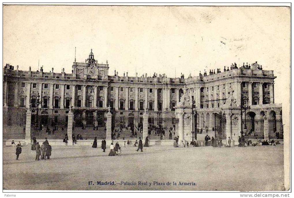 3757  Postal, Madrid 1909, Post Card, - Briefe U. Dokumente