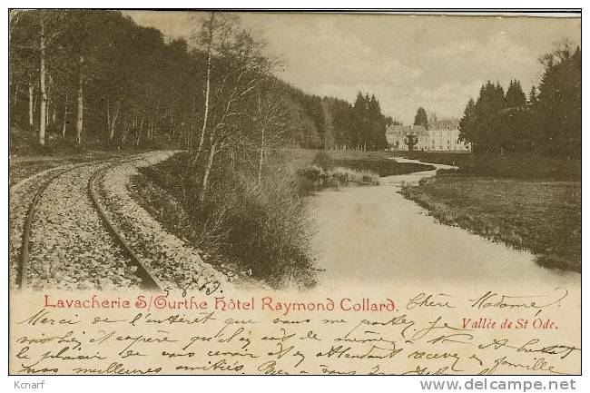 CP De LAVACHERIE S/OURTHE " Hôtel Raymond Collard - Vallée De St-ode " Avec Cachet AMBULANT ARLON-BRUXELLES . - Sainte-Ode