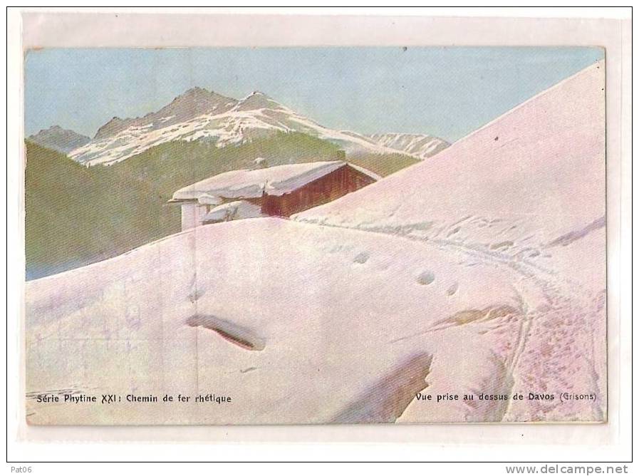 CPA  - Vue Prise Au Dessus De Davos   - PARIS 1913 - LOERRACH - Bauernhöfe
