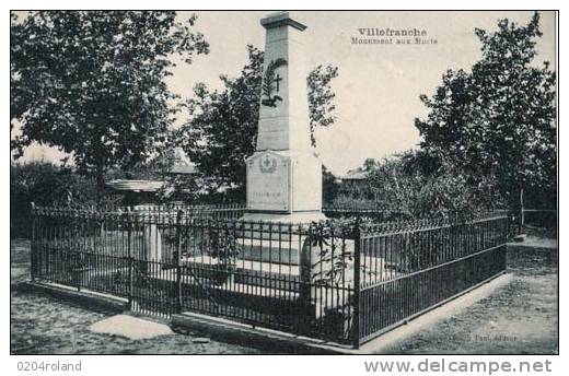 Villefranche -  Monument Aux Morts - Villefranche D'Albigeois