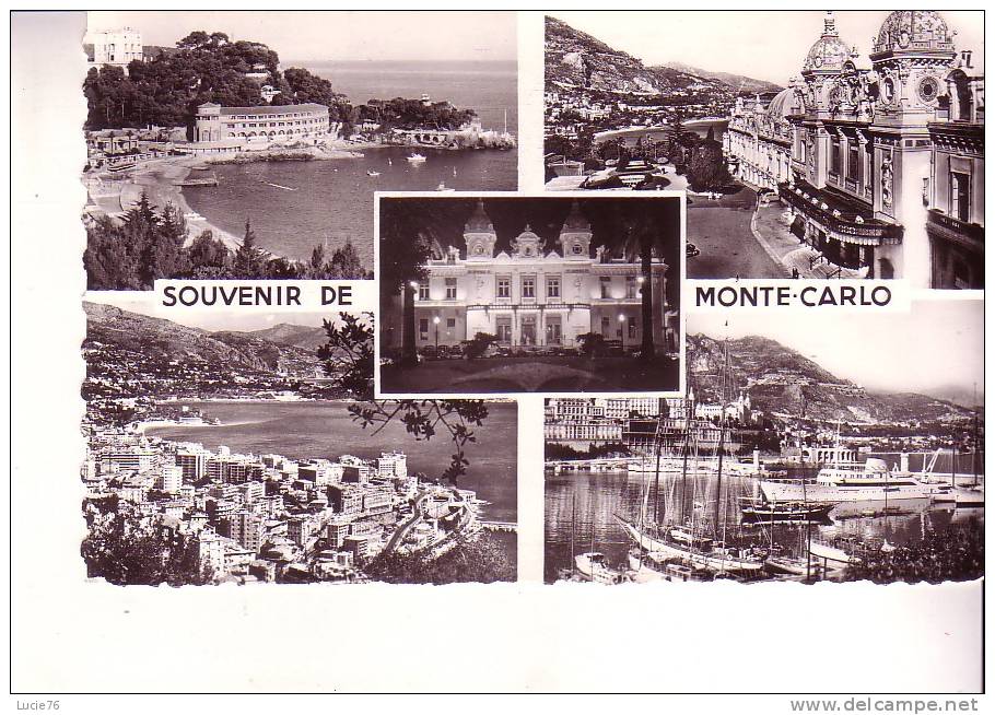 MONTE CARLO   -  5 Vues  - N°  1 292 - Multi-vues, Vues Panoramiques