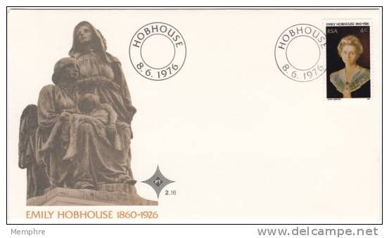 1976  Official FDC  # 2.16 Emily Hobhouse - FDC