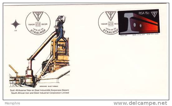 1978  Official FDC  # 3.8 Iron And Steel Industry - FDC