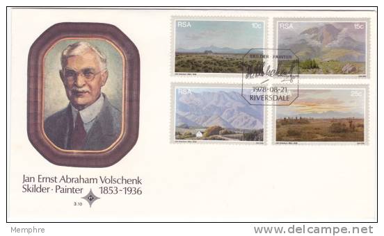 1978  Official FDC  # 3.10  J. E. A. Volschenk  Painter - FDC