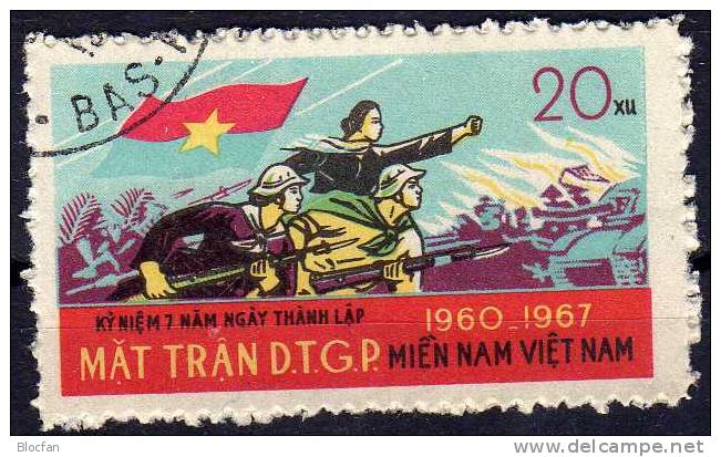 Befreiungsfront Vietcong Soldaten Mit Flagge Vietnam 12/14 O 15€ - Indépendance USA