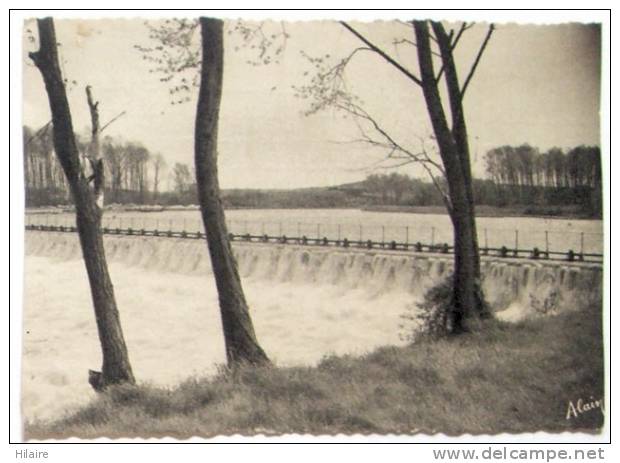 Cpsm 88 PONT SUR YONNE Barrage De Champfleury - Pont Sur Yonne