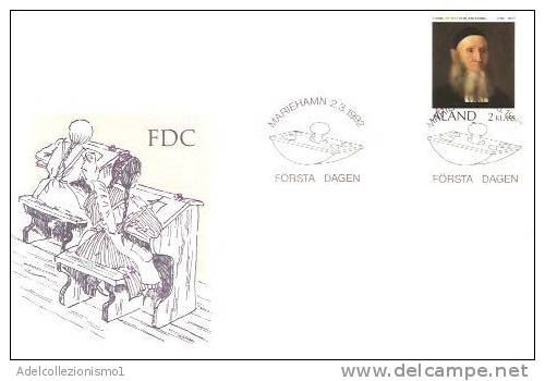 25801)lettera F.d.c. Mariehamn - Forsta Dagen Con 2 Klass Finlandesi + Annullo - FDC