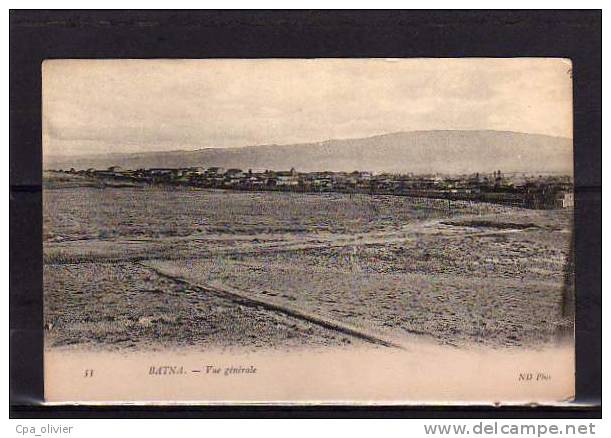 ALGERIE Batna Vue Générale, Ed ND 53, 191? - Batna