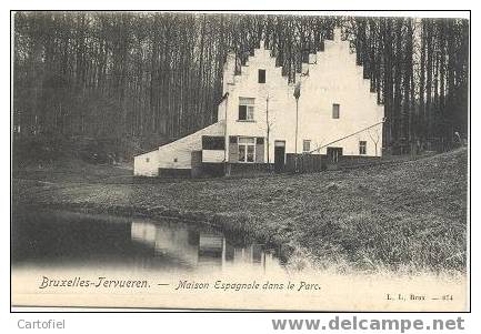 TERVUEREN-MAISON ESPAGNOLE DANS LE PARC-KAART VAN VOOR 1905!!! - Tervuren