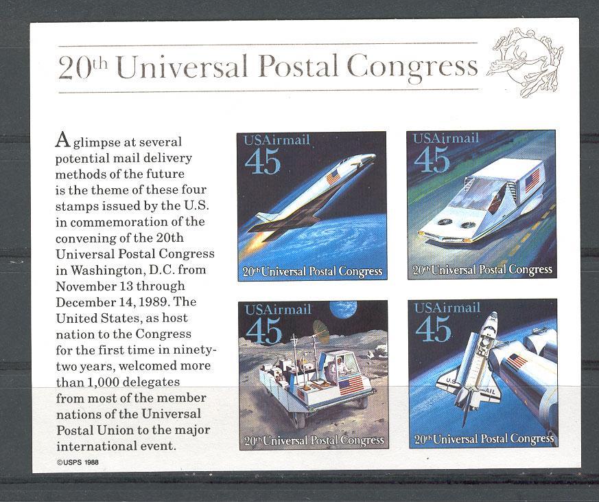 USA [Navette Spatiale Et Station Orbitale] BF 22** ND (116/119** Airmail) - USA