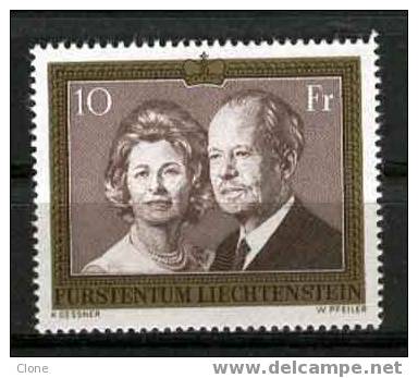 LIECHTENSTEIN : Série Courante : Couple Princier - 557** (YT) - Unused Stamps