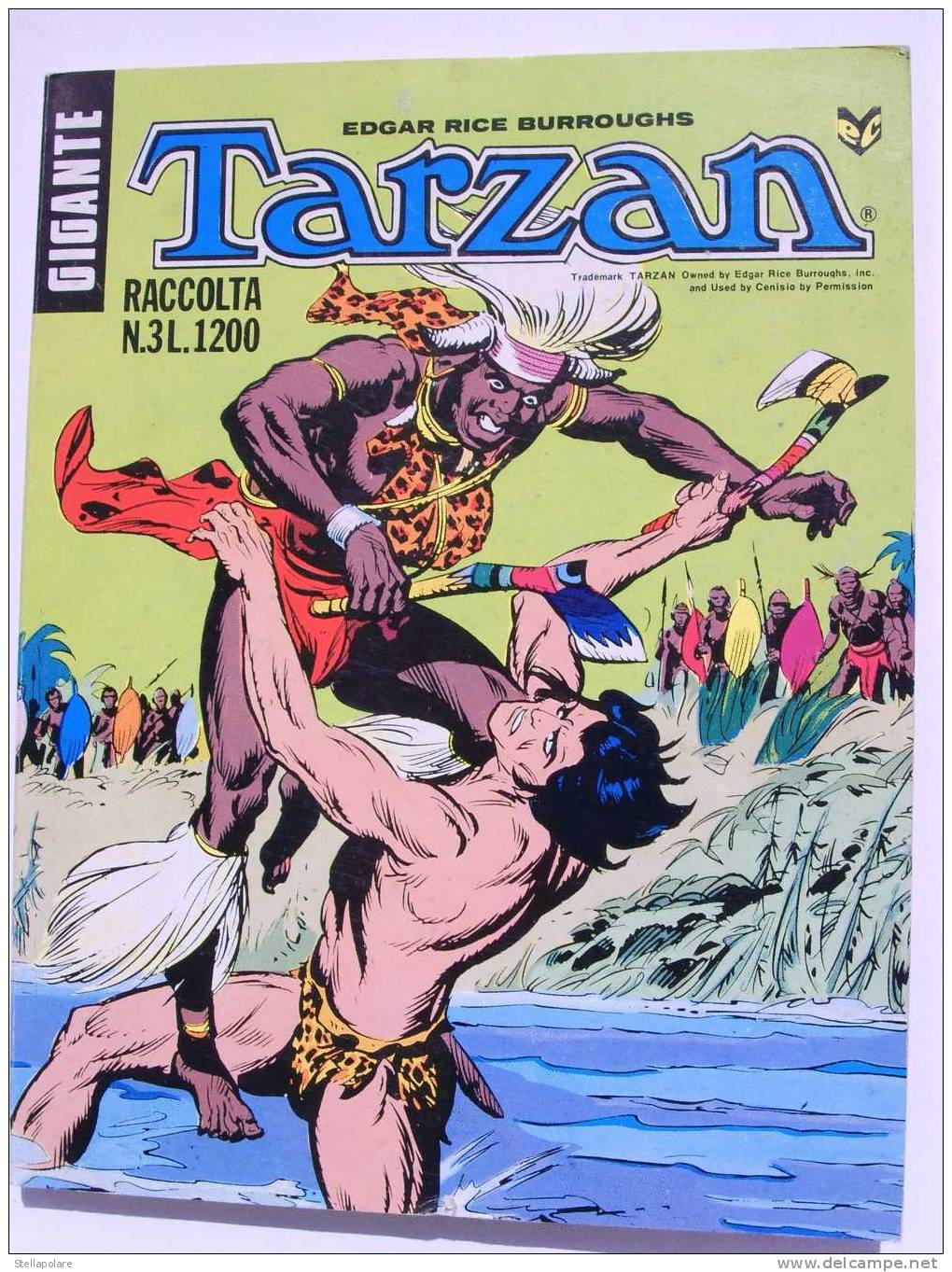 TARZAN GIGANTE RACCOLTA N. 3 Da Lire 1200 Del 1982 - Clásicos 1930/50