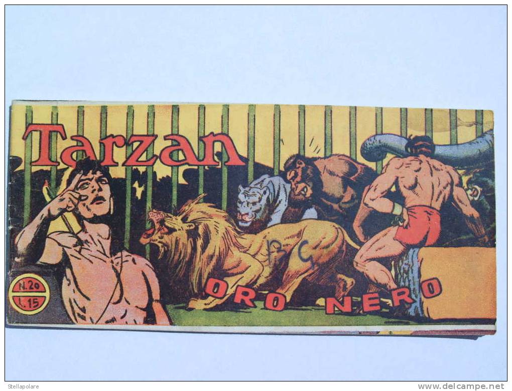 Edizioni MONDIALI 1950 - TARZAN STRISCIA N 20 - Burne Hogart - Classici 1930/50