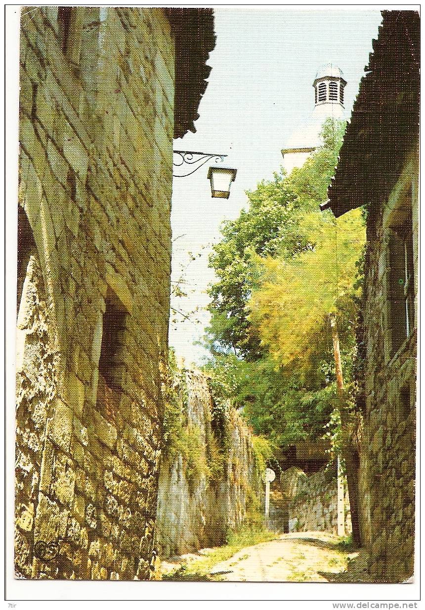 FIGEAC Rue Delzhens Et L'Eglise Du Puy - Figeac