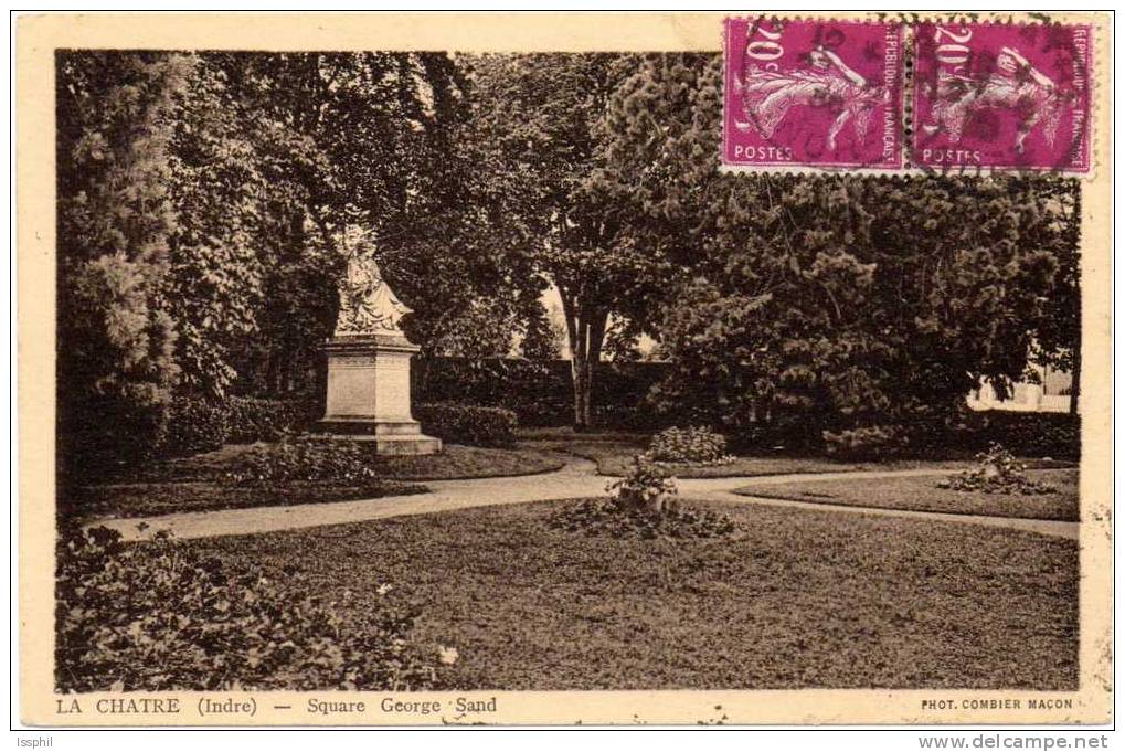 La Chatre (Indre) Square George Sand - La Chatre