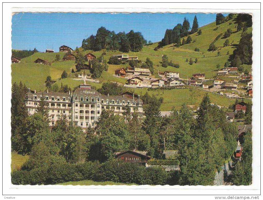 Suisse- Schweiz -Zwitserland Switzerland. 1968 Engelberg.Hotel Terrace - Engelberg