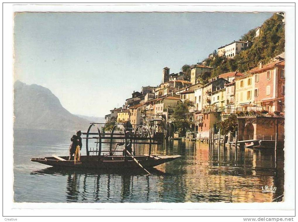 Suisse- Schweiz -Zwitserland Switzerland. 1972 GANDRIA - Lago Di Lugano (Lac De Lugano) - Gandria 