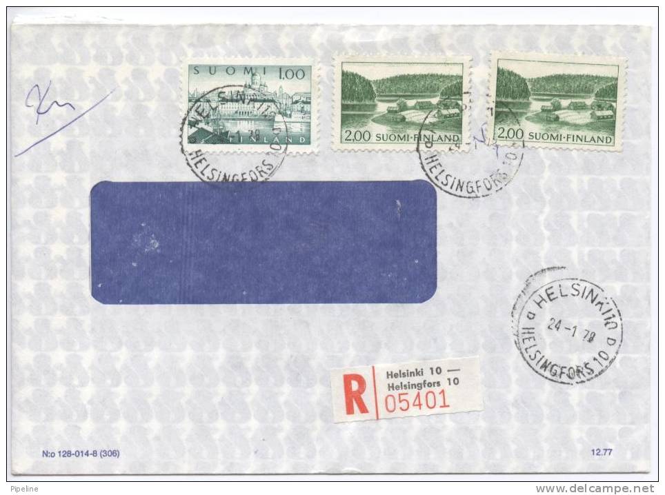 Finland Registered Cover 24-1-1979 - Storia Postale