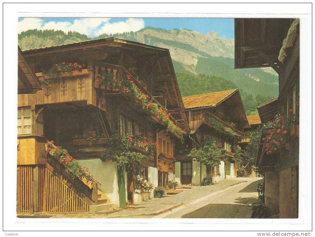 Suisse- Schweiz -Zwitserland Switzerland.  Chalets In Brienz - Brienz