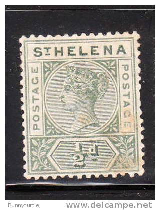 St Helena 1890-97 Queen Victoria 1/2p Mint - Sainte-Hélène