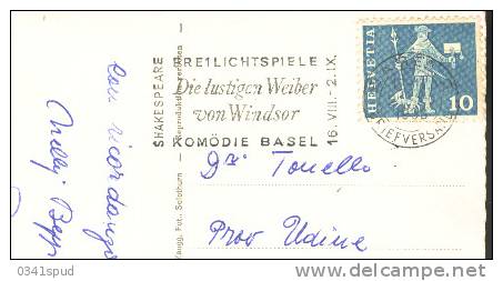 1966  Suisse Basel  Théâtre Teatro Theatre  Shakespeare - Theater