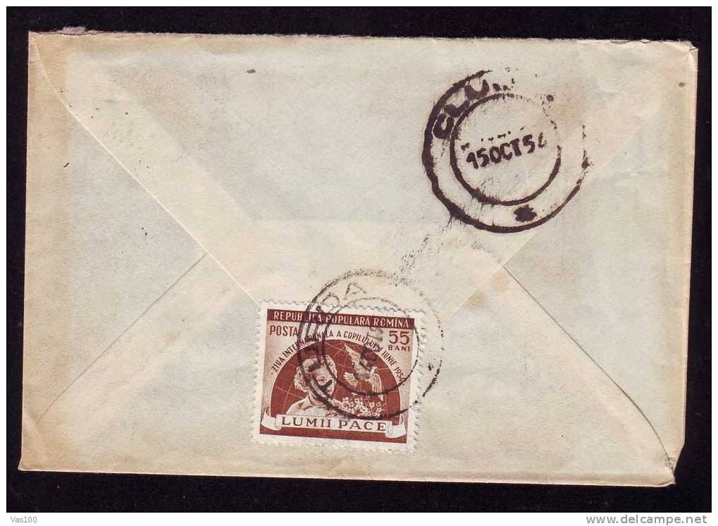 Peace 1954 Stamp On Cover! - Lettres & Documents