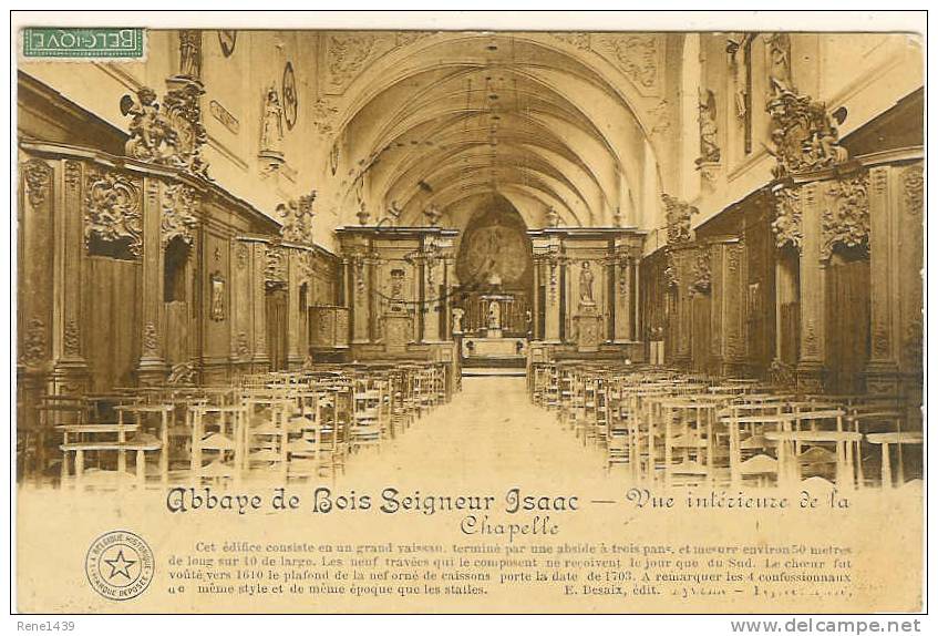 Bois Seigneur Isaac -Abbaye- Vue Intérieure De La Chapelle - Braine-l'Alleud