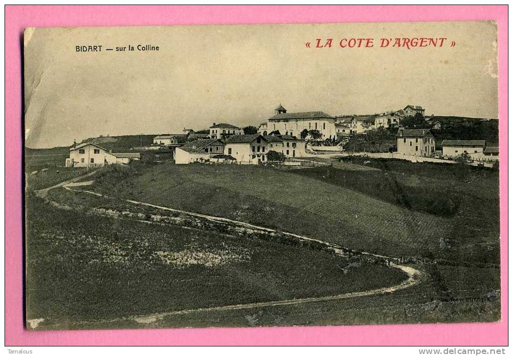 64 - LA COTE D'ARGENT - BIDART - Sur La Colline - CPA  Voyagée En 1916 - - Bidart