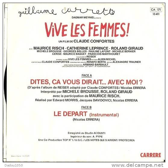 VIVE LES FEMMES - Soundtracks, Film Music