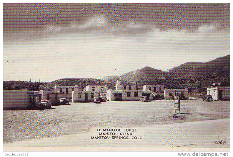 Z1129 United States Colorado El Manitou Lodge Manitou Avenue  Uncirculated - Colorado Springs