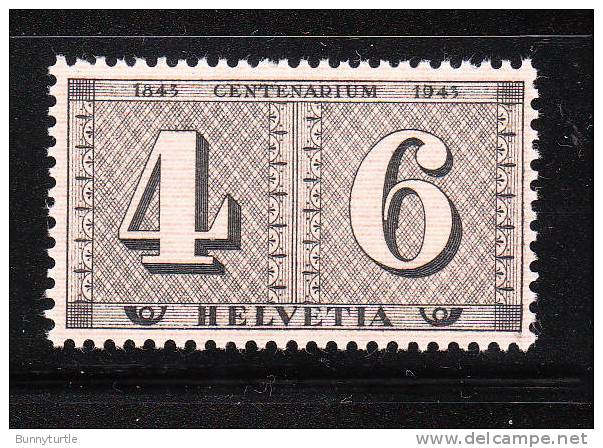 Switzerland 1943 Centenary Of Postage Stamps Zurich 1843 MNH - Neufs